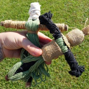 Louisiana New Orleans voodoo doll handmade dolls 8 inch authentic boy & girl